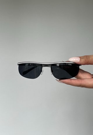 Vintage Black 2000s / Y2K Sports Sunglasses