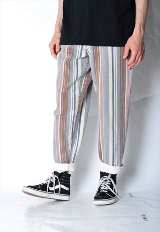 VINTAGE 90S STRIPED JEANS
