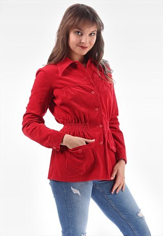 VINTAGE RETRO CORDUROY SHIRT JACKET