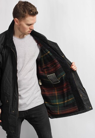 VINTAGE OVERSIZED WAX JACKET