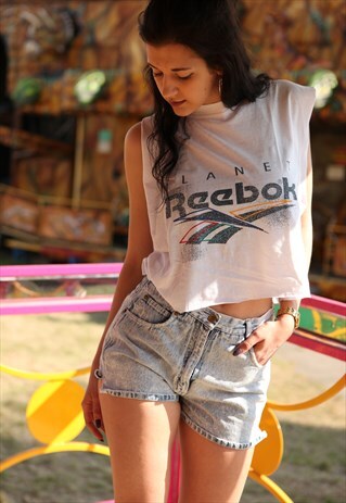 VINTAGE 80'S HIGH WASIT DENIM SHORTS
