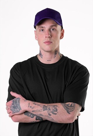 ESSENTIAL BLANK BASEBALL HAT CAP - PURPLE