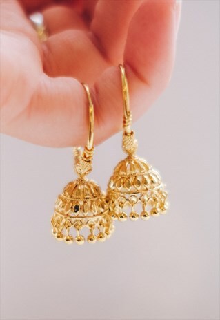 INDIAN GOLD PLATED EARRINGS