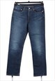 VINTAGE 90'S LEVI'S JEANS / PANTS 514 DENIM SLIM FIT BLUE 32