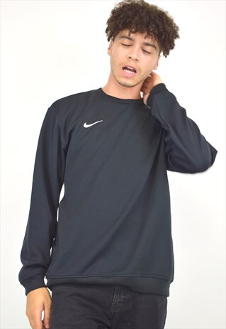 VINTAGE 90S NIKE BLACK AND WHITE SWEATER