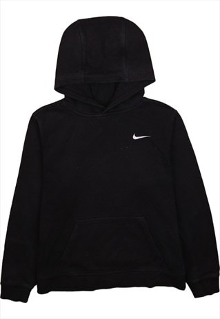 Vintage 90's Nike Hoodie Swoosh Pullover Black XLarge