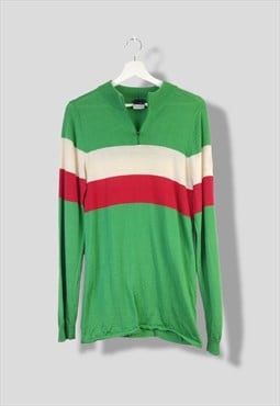 Vintage Nike Jumper Bycicling in Green M