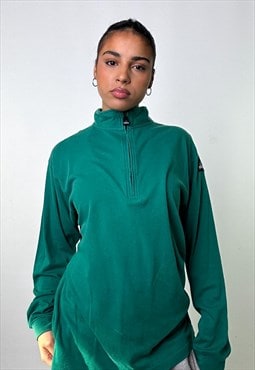Green 90s Adidas Equipment 1/4 Zip Sweatshirt