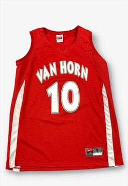 Vintage Nike Van Horn Basketball Vest Jersey Red S BV20380