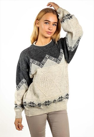 VINTAGE PATTERNED JUMPER K160