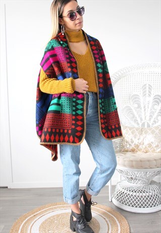 SCARF ETHNIC PRINT