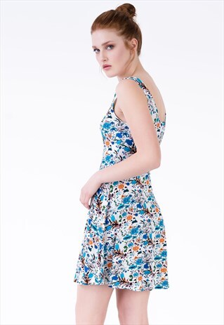MINI FLORAL DRESS