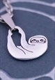 CRW SILVER SLOTH NECKLACE 