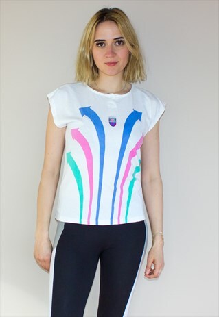 VINTAGE PASTEL PUMA ARROW T-SHIRT