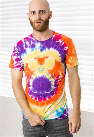 VINTAGE TIE DYE T-SHIRT 90 X 5.1