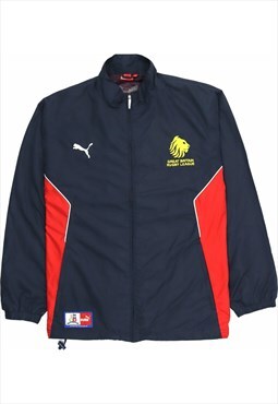 Vintage 90's Puma Windbreaker GB Rugby Leauge Blue,