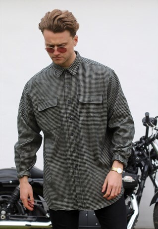 RALPH LAUREN WHITFIELD USA GRUNGE CROSS HATCH SHIRT
