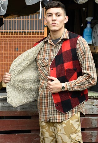 VINTAGE LUMBERJACK GILET