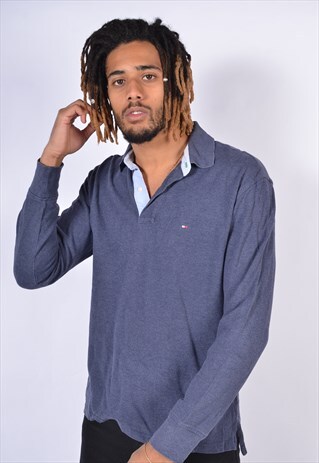 vintage tommy hilfiger long sleeve polo