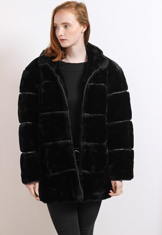 VINTAGE FAUX FUR JACKET