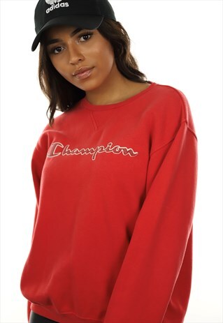 VINTAGE CHAMPION USA SPELL OUT SWEATSHIRT JUMPER