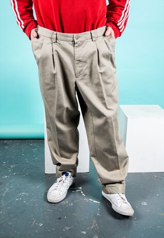VINTAGE DOCKERS TROUSERS IN BEIGE
