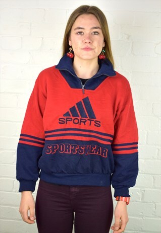 VINTAGE 90'S 1/4 ZIP SWEATSHIRT