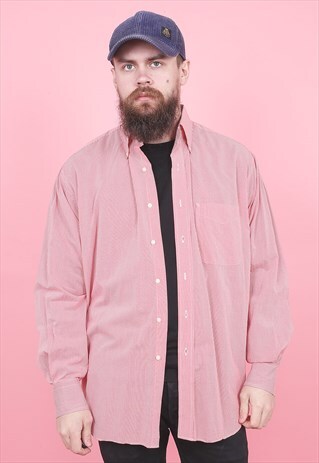VINTAGE TOMMY HILFIGER CHECK SHIRT /R8006