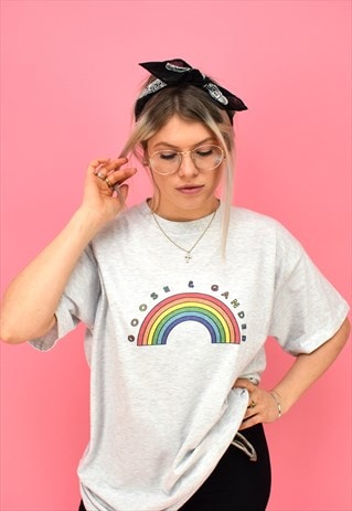 G&G UNISEX ASH RAINBOW S/S TEE