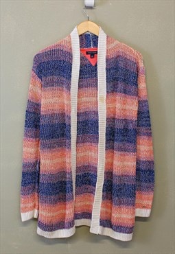 Vintage Y2K Tommy Hilfiger Knit Cardigan Multicolour 