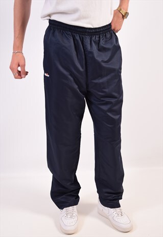 VINTAGE ELLESSE TRACKSUIT TROUSERS NAVY BLUE