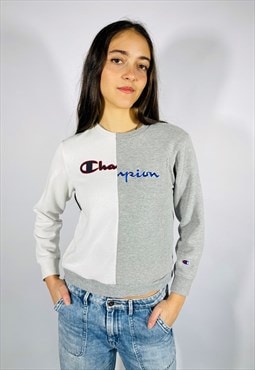 Vintage Size S Champion Rework Sweatshirt in Multi