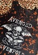 AVENGED SEVENFOLD REWORKED BLEACHED BAND SHIRT