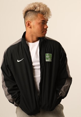 VINTAGE NIKE EMBROIDERED LOGO TRACK JACKET