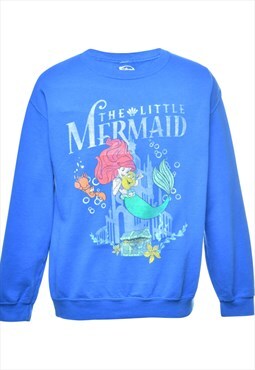 Disney Mermaid Cartoon Sweatshirt - M