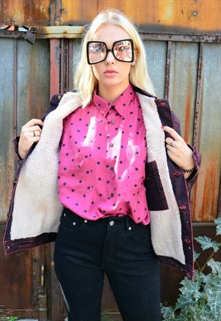 VINTAGE SHERPA DENIM JACKET