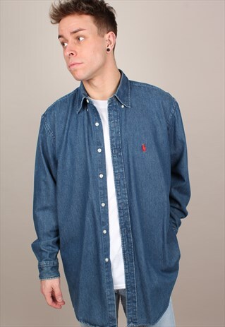 VINTAGE RALPH LAUREN DENIM SHIRT ASM1911