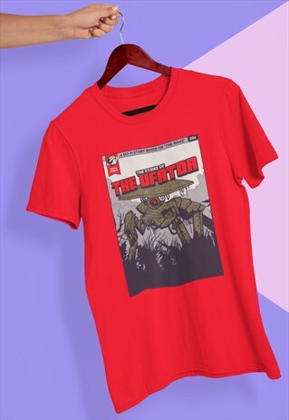 SPACE MOVIE HORROR RED T-SHIRT TSHIRT TEE
