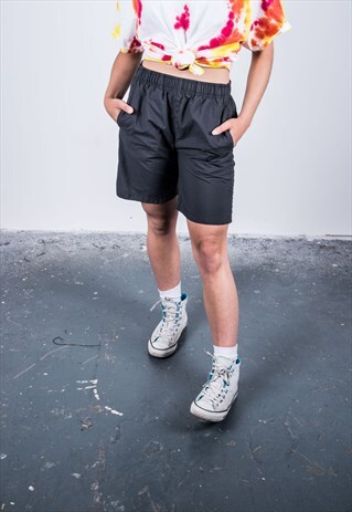 VINTAGE 1990S BLACK NIKE SPORTS SHORTS