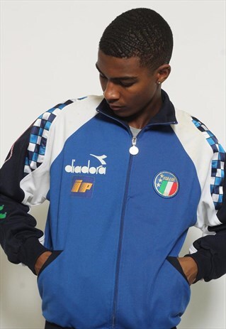 VINTAGE DIADORA ITALIA TRACK JACKET