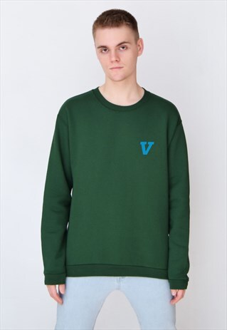 GREEN V (BLUE) SWEATSHIRT