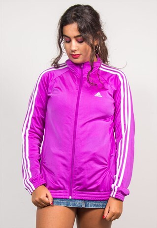 90'S VINTAGE BRIGHT PURPLE TRACKSUIT JACKET