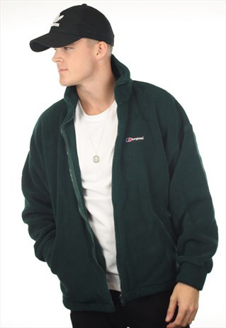 VINTAGE BERGHAUS ZIP UP FLEECE TOP