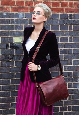 COCO LEATHER OFFICE LAPTOP DOCUMENTS SATCHEL