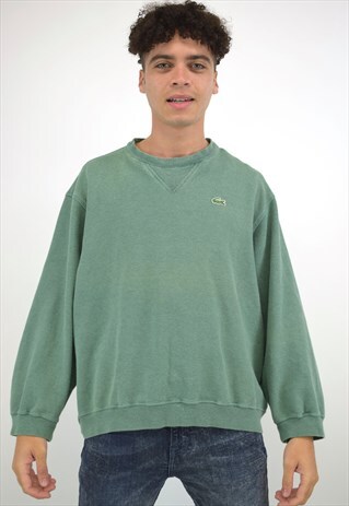 VINTAGE 90S LACOSTE GREEN SWEATER