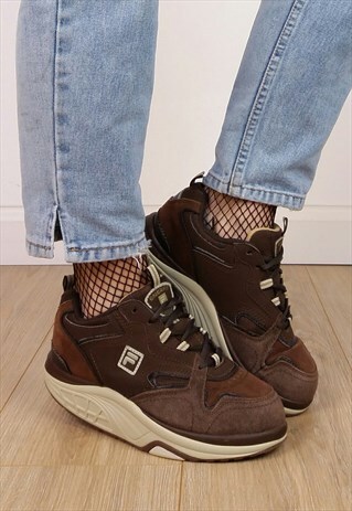 VINTAGE RARE 90'S FILA ENERFIT PLATFORM FITNESS TRAINERS