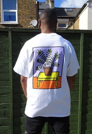 ILLUSTRATED BACK PRINT T-SHIRT