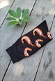  SHRIMP PATTERN COZY SOCKS IN BLACK