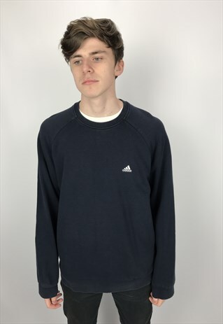 VINTAGE ADIDAS NAVY SWEATSHIRT