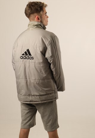 VINTAGE ADIDAS PADDED REVERSIBLE JACKET